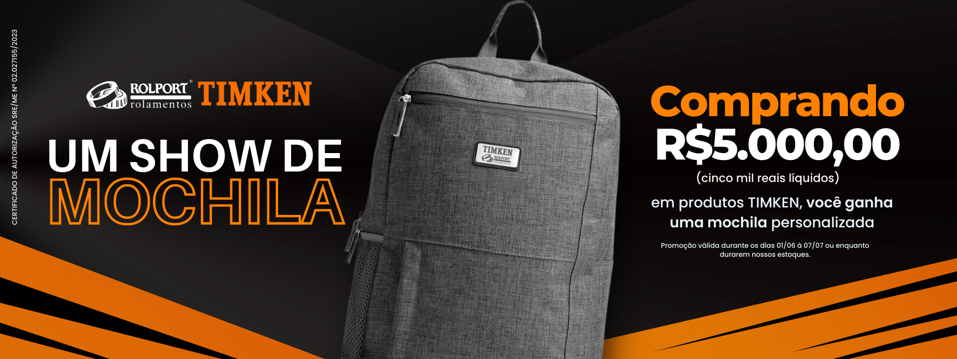 Campanha Promocional Rolport e TIMKEN